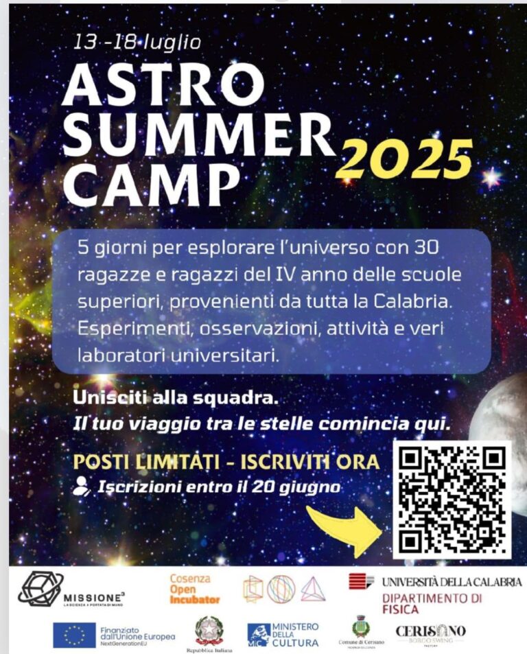 Astro Summer Camp 2025 – Un viaggio tra le stelle!
